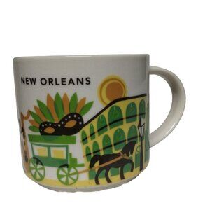 New Orleans Souvenir‎ Coffee Mug, Louisiana Travel Theme, Collectible
